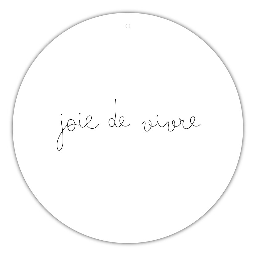 Roundie |  Muurcirkel | Joie de vivre