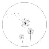 Roundie |  Muurcirkel | Paardenbloemen