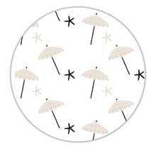 Roundie |  Muurcirkel | Beach Mix