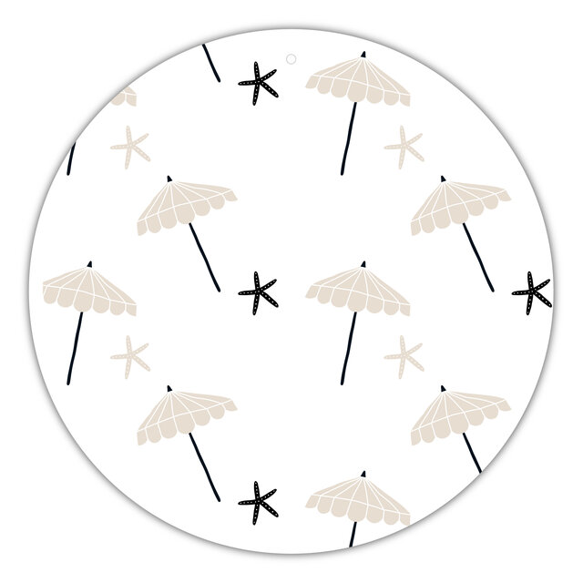 Roundie |  Muurcirkel | Beach Mix