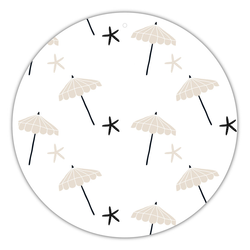 Roundie |  Muurcirkel | Beach Mix