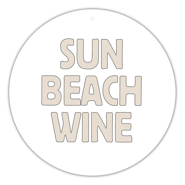 Roundie |  Muurcirkel | Sun beach wine