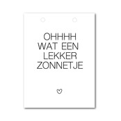 Vlaggetje | Voor je vlaggenlijn | Lekker zonnetje