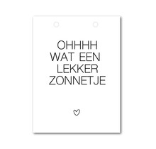 Vlaggetje | Voor je vlaggenlijn | Lekker zonnetje