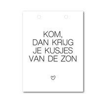 Vlaggetje | Voor je vlaggenlijn | Kusjes van de zon