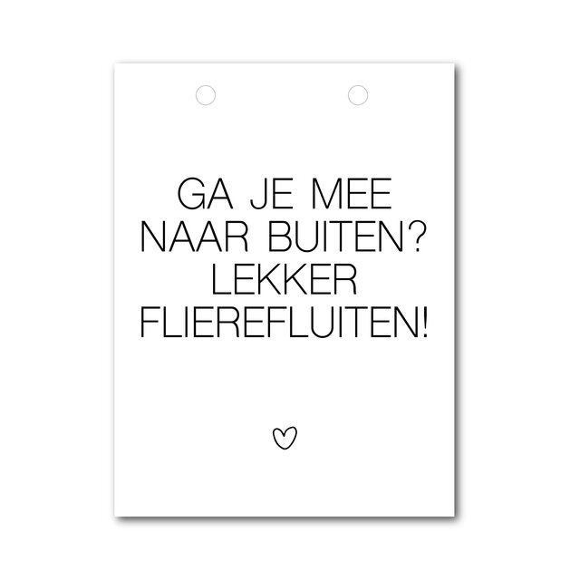 Vlaggetje | Voor je vlaggenlijn | Flierefluiten