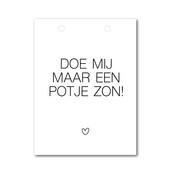 Vlaggetje | Voor je vlaggenlijn | Potje zon