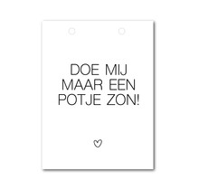 Vlaggetje | Voor je vlaggenlijn | Potje zon