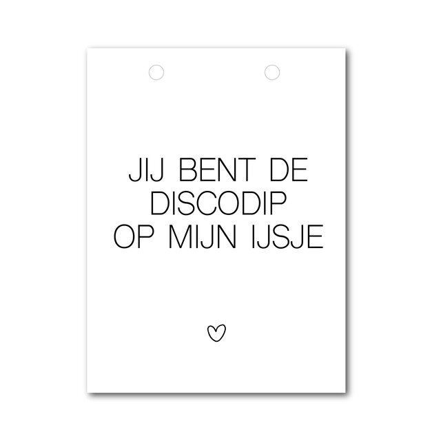 Vlaggetje | Voor je vlaggenlijn | Discodip