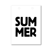 Vlaggetje | Voor je vlaggenlijn | Summer Zwart