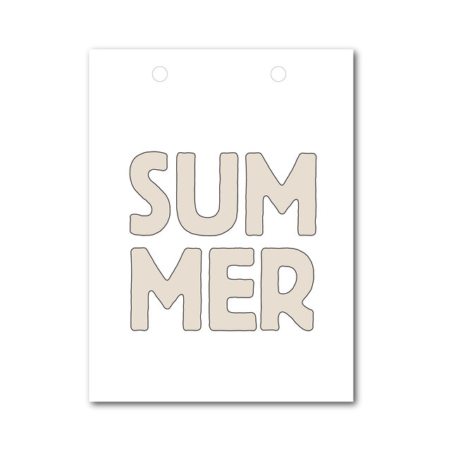 Vlaggetje | Voor je vlaggenlijn | Summer Beige