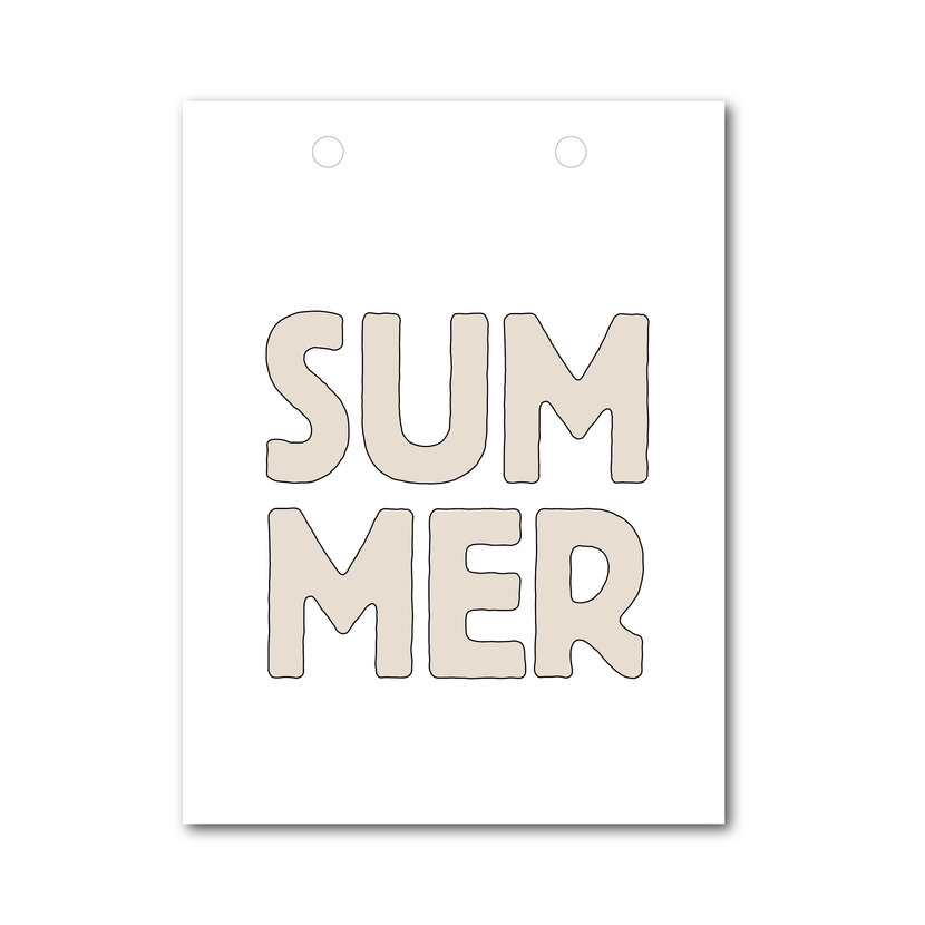 Vlaggetje | Voor je vlaggenlijn | Summer Beige