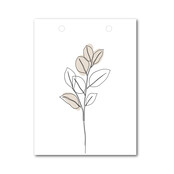 Vlaggetje | Voor je vlaggenlijn | Flower Beige