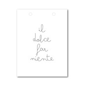 Vlaggetje | Voor je vlaggenlijn | Il dolce far niente