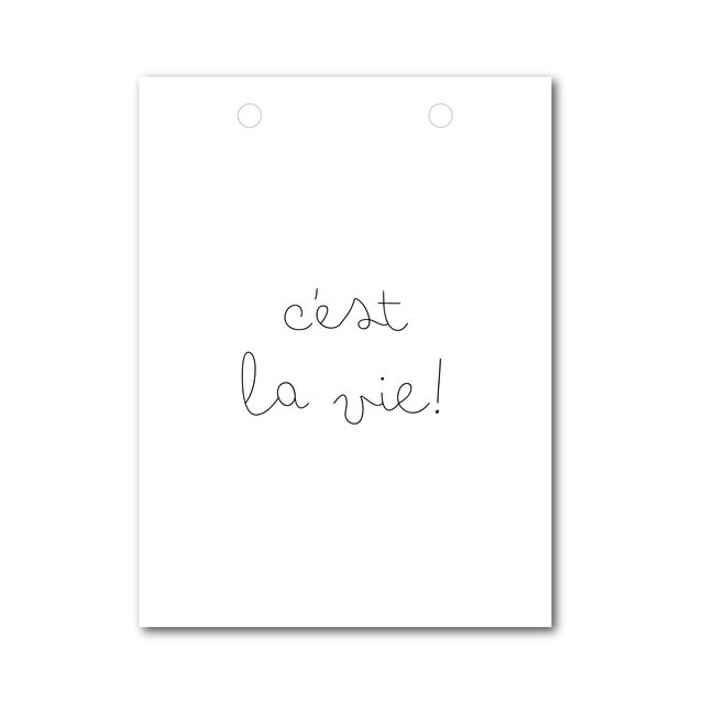 Vlaggetje | Voor je vlaggenlijn | C'est la vie