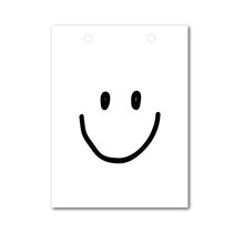 Vlaggetje | Voor je vlaggenlijn | Smile zwart