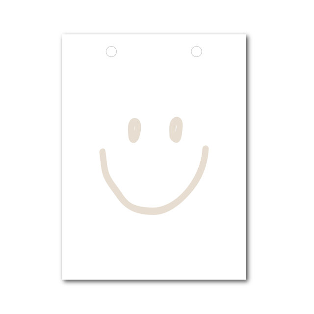 Vlaggetje | Voor je vlaggenlijn | Smile beige