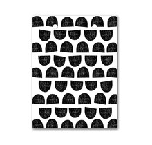 Vlaggetje | Voor je vlaggenlijn | Half moon Zwart