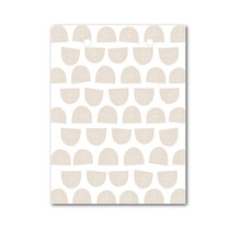 Vlaggetje | Voor je vlaggenlijn | Half moon beige