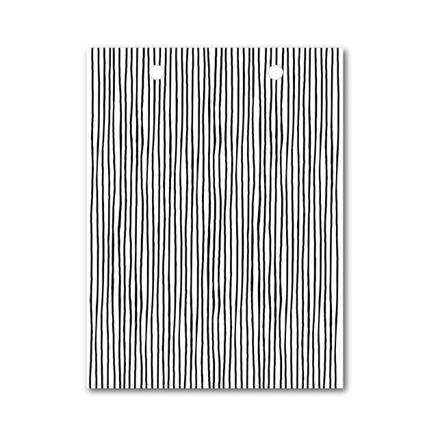 Vlaggetje | Voor je vlaggenlijn | Striped Zwart