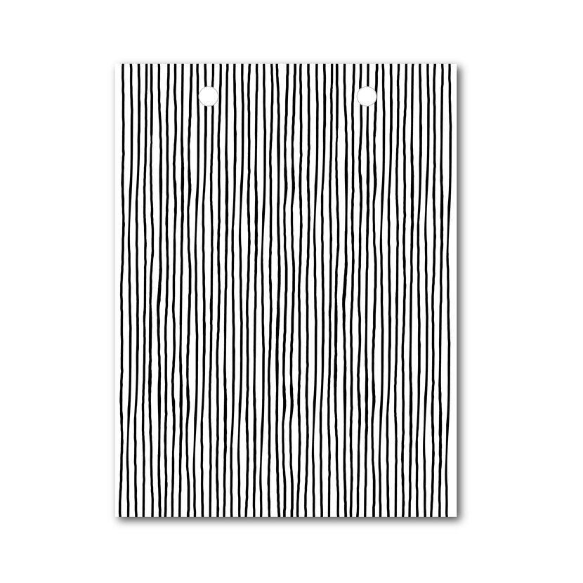 Vlaggetje | Voor je vlaggenlijn | Striped Zwart