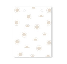 Vlaggetje | Voor je vlaggenlijn | Zonnetjes Beige