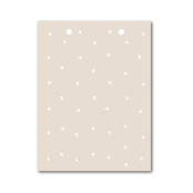 Vlaggetje | Voor je vlaggenlijn | Hartjes Beige