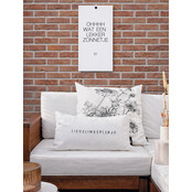 Muurplaat | Lekker zonnetje