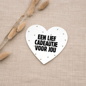 Hart kaartje | Lief cadeautje