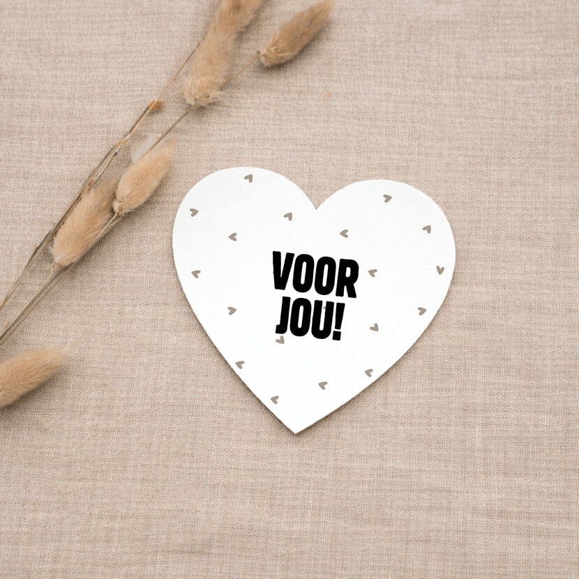 Hart kaartje | Voor jou