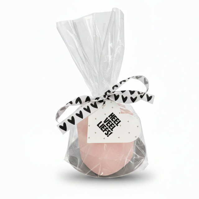 Hart kaars | Blush | Heel veel liefs