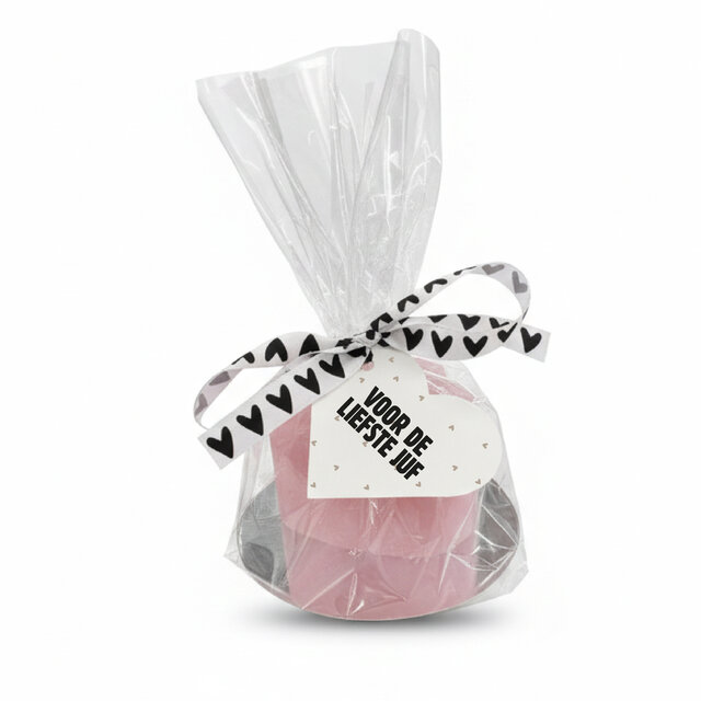 Hart kaars | Fudge | Liefste juf