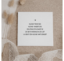 Oud Hollands tegeltje | 11 CM |Kleine teentjes