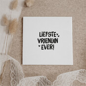 Oud Hollands tegeltje | 11 CM | Liefste vriendin