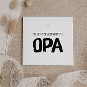 Oud Hollands tegeltje | 11 CM | Opa