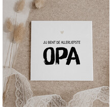 Oud Hollands tegeltje | 11 CM | Opa