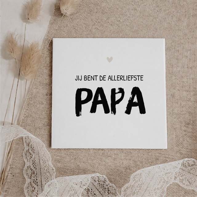 Oud Hollands tegeltje | 11 CM | Papa