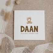 Gepersonaliseerd tegeltje | 11 CM | Naam |Beertje