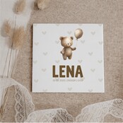 Gepersonaliseerd tegeltje | 11 CM | Naam |Ballon