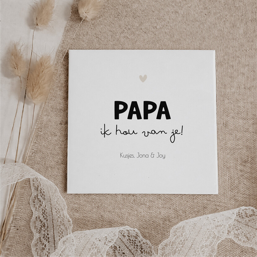 Gepersonaliseerd tegeltje | 11 CM | Papa | Namen