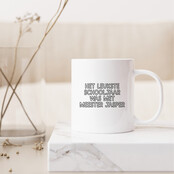 Gepersonaliseerde mok | Meester Schooljaar | Met naam naar keuze