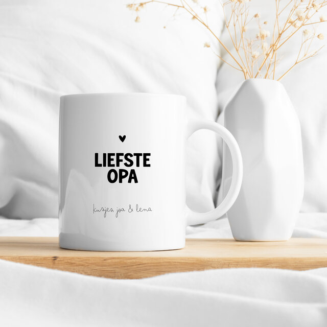 Gepersonaliseerde mok | Opa | Met naam naar keuze