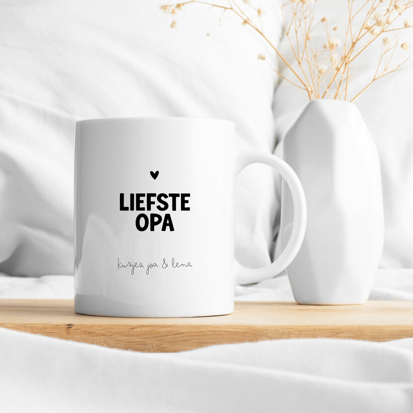 Gepersonaliseerde mok | Opa | Met naam naar keuze