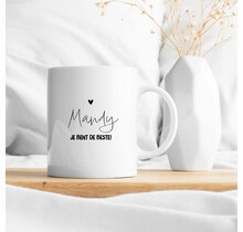 Gepersonaliseerde mok | Met naam naar keuze