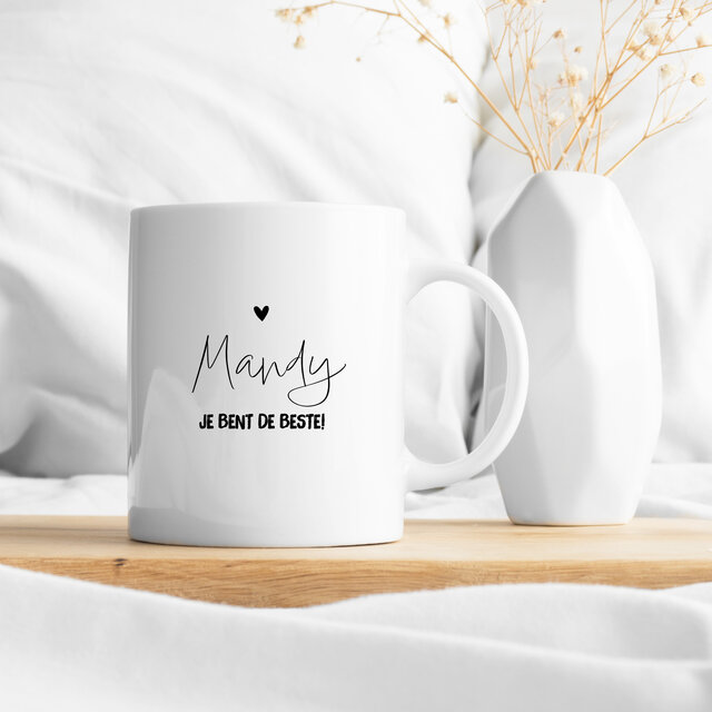 Gepersonaliseerde mok | Met naam naar keuze