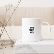 Gepersonaliseerde mok | Met tekst naar keuze