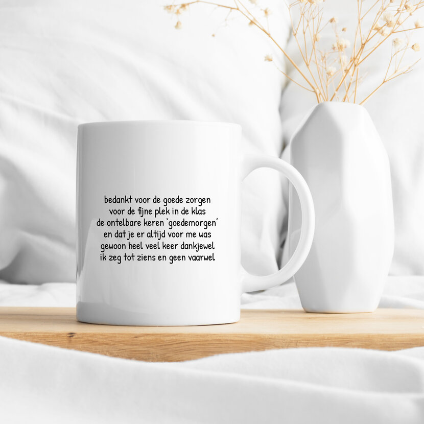 Mok | Leraar gedicht | Afscheid