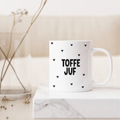 Mok | Toffe juf | Hartjes