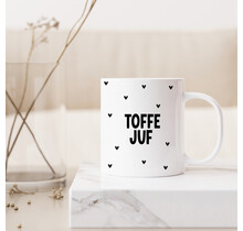Mok | Toffe juf | Hartjes