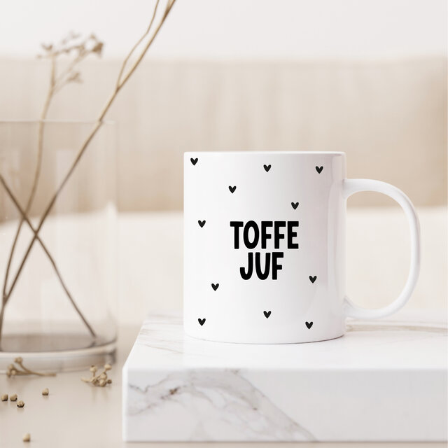 Mok | Toffe juf | Hartjes